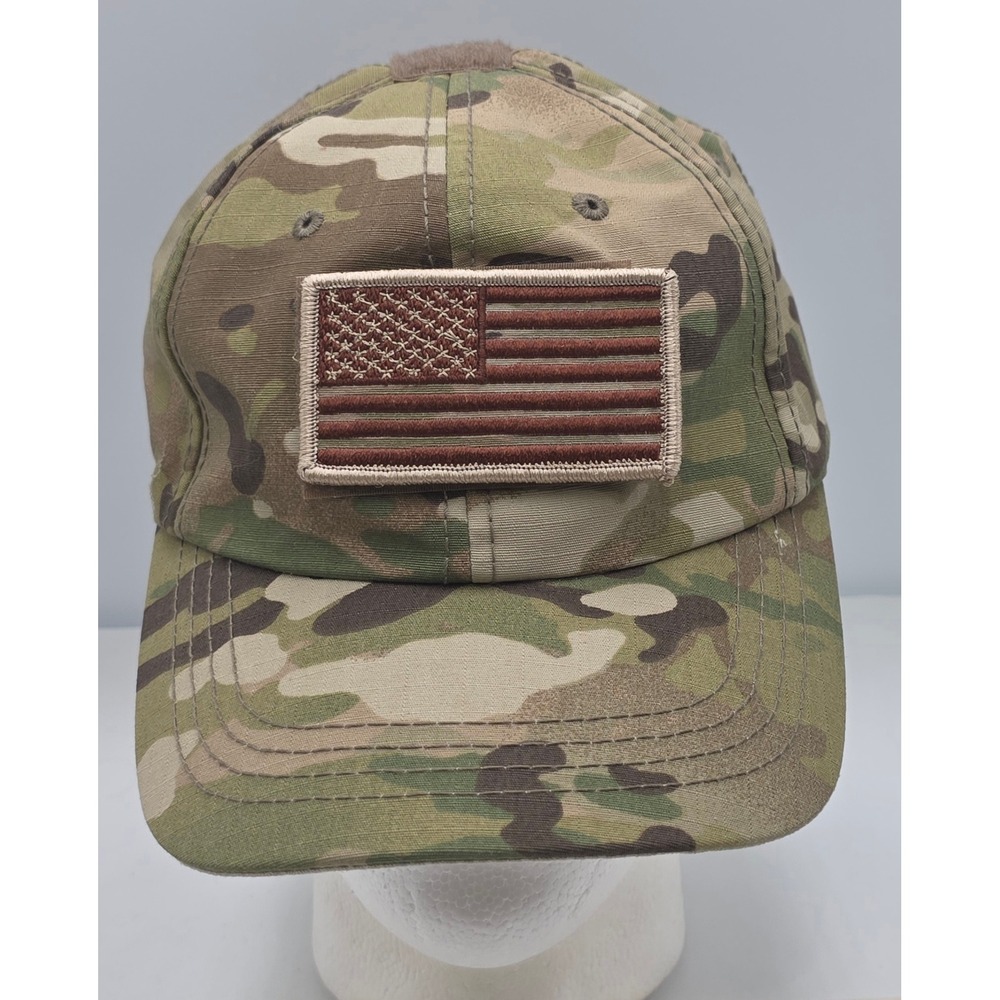 Condor Tactical Operator Cap Multicam Flag Patch Ripstop Strapback Hat